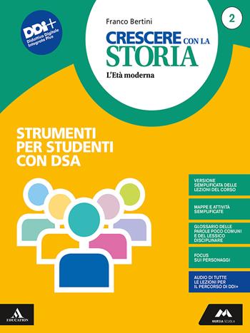 Crescere con la storia. BES. Con e-book. Con espansione online. Vol. 2 - Franco Bertini - Libro Mursia Scuola 2021 | Libraccio.it