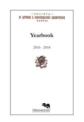Yearbook 2016-2018. Società di letture e conversazioni scientifiche. Genova
