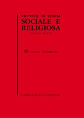 Ricerche di storia sociale e religiosa. Vol. 90