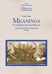 Meanings. L'universo dei significati. Con espansione online. Vol. 1