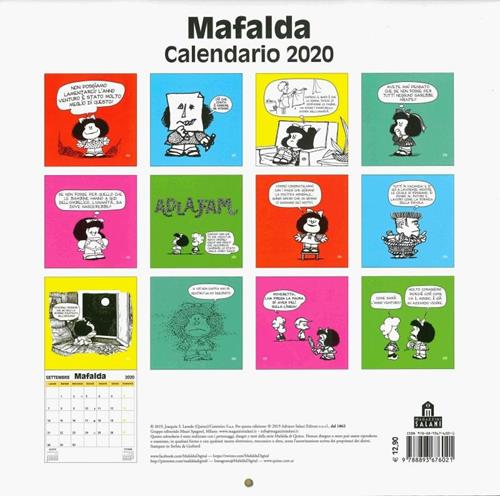 Mafalda. Calendario da parete 2024 - Quino - Libro - Magazzini Salani 