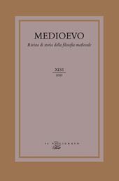 Medioevo. Rivista di storia della filosofia medievale (2021). Vol. 46: filosofia nelle opere di Dante, La.