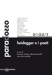 Paradosso. Rivista di filosofia (2022). Vol. 1: Heidegger e i poeti