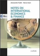 Notes on international economics & finance