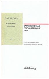 Catalogo delle edizioni Tallone 1960