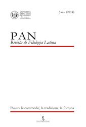 PAN. Rivista di filologia latina. Vol. 3: Plauto. Le commedie, la tradizione, la fortuna.