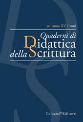 QdS. Quaderni di didattica della scrittura (2018). Vol. 30