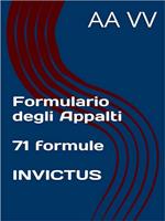   Formulario degli appalti