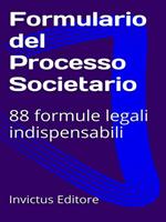   Formulario del processo societario