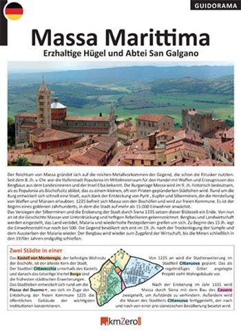 Massa Marittima, Erzhaltige Hügel und Abtei San Galgano  - Libro KMZero 2016, Guidorama | Libraccio.it
