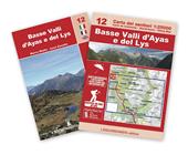 Basse Valli d'Ayas e del Lys. Ediz. italiana, inglese e francese. Con Carta geografica: Carta dei sentieri 1:25.000