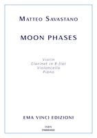 Moon phases. For violin, clarinet in B-flat, violoncello, piano. Spartito