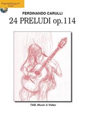 24 Preludi Op. 114. Ediz. italiana, inglese, francese, tedesca e spagnola