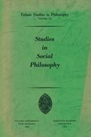   Studies in Social Philosophy