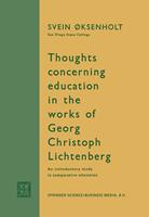   Thoughts Concerning Education in the Works of Georg Christoph Lichtenberg