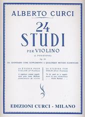 24 studi per violino (1° posizione) op. 23