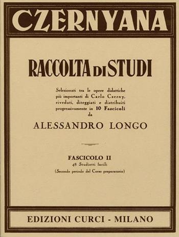 Czernyana - Alessandro Longo - Libro Curci 2014 | Libraccio.it