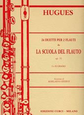 24 duetti per 2 flauti da «La scuola del flauto» Op. 51. I e II grado. Spartito
