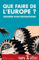   Que faire de l'Europe ?