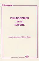   Philosophies de la nature