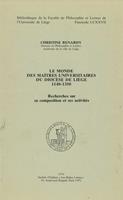   Le monde des maîtres universitaires du diocèse de Liège 1140-1350