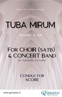 Tuba mirum. Requiem K. 626. Choir & concert band. Score. Partitura