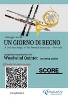 Un giorno di regno Overture. Woodwind Quintet (score). Partitura