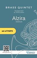   Alzira. Overture. Brass Quintet (set of parts). Parti staccate