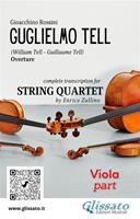 Viola part of "Guglielmo Tell" for String Quartet