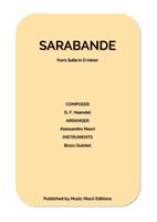   Sarabande from Suite in D minor by G. F. Haendel