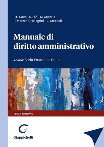 Manuale di diritto amministrativo  - Libro Giappichelli 2023 | Libraccio.it