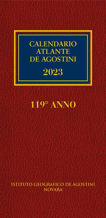 Calendario atlante De Agostini 2023  - Libro De Agostini 2022, Calendario atlante | Libraccio.it