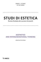 Studi di estetica (2022). Vol. 3: Aesthetics and integenerational thinking