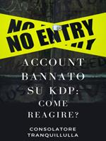   Account bannato su KDP: come reagire?