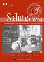 La salute umana. Rivista trimestrale di promozione ed educazione alla salute. Vol. 274