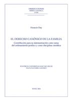   El derecho canónico de la familia