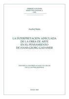   La interpretación adecuada de la obra de arte en el pensamiento de Hans-Georg Gadamer
