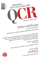 QCR. Quaderni del Circolo Rosselli (2022). Vol. 4: Il futuro dell'Europa