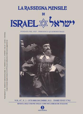 La rassegna mensile di Israel. Vol. 87/3  - Libro Giuntina 2024, Fuori collana | Libraccio.it