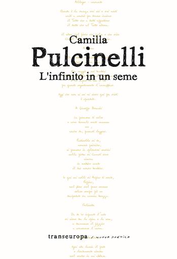 L'infinito in un seme - Camilla Pulcinelli - Libro Transeuropa 2023, Nuova poetica | Libraccio.it