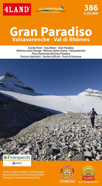 Gran Paradiso. Valsavarenche Val di Rhêmes 1:25.000 - 4LAND Srl - Libro 4Land 2022 | Libraccio.it