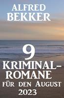 9 Kriminalromane für den August 2023