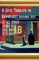   11 Gute Thriller im Krimipaket September 2023