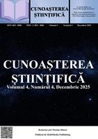   Cunoa?terea ?tiin?ifica, Volumul 4, Numarul 4, Decembrie 2025