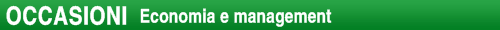 OCCASIONI Economia e management 