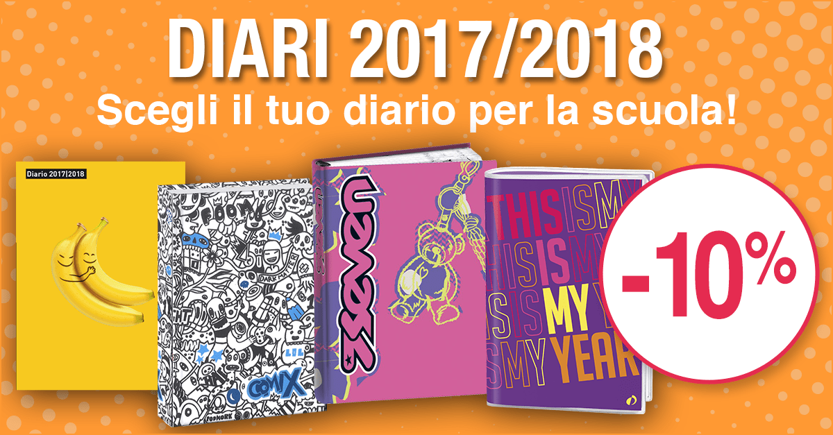  Diari per la scuola 2017-2018