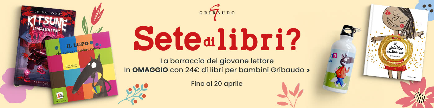 IOmaggio Borraccia libri Gribaudo