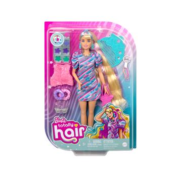 Barbie - Super Chioma Bambola con abito a stelle, capelli fantasia lunghi 21,6cm, abito, 15 accessori alla moda  Barbie 2022 | Libraccio.it