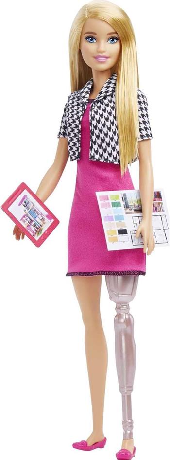 Barbie Carriere Interior Designer, bambola con abito rosa, giacca pied-de-poule e ballerine rosa  Barbie 2023 | Libraccio.it