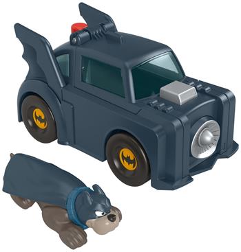 Fisher-Price DC League of Super-Pe, Include il personaggio Ace il Segugio e la Batmobile a spinta  Fisher Price 2022 | Libraccio.it